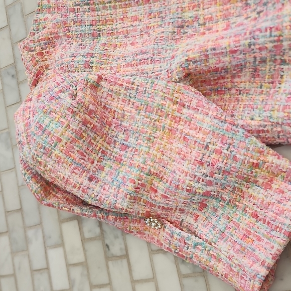 Tweed crop jacket skirt set - Picture 7 of 8